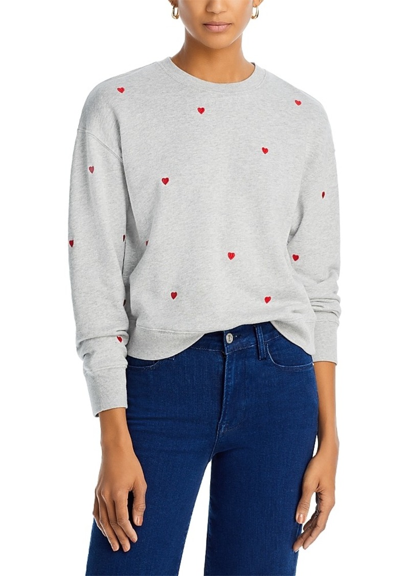 Rails Ramona Heart Embroidered Sweatshirt