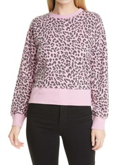 Rails Ramona Leopard Print Cotton Blend Sweater