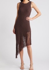 Rails Rylee Sleeveless Fringe Hem Sweater Dress