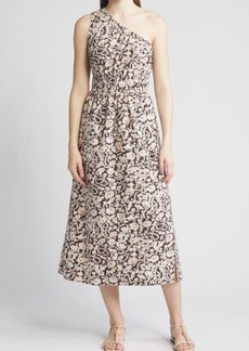 Rails Selani Floral One-Shoulder Midi Dress