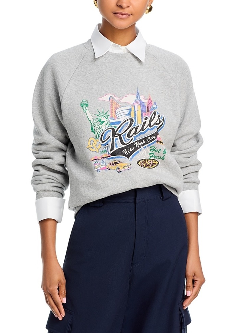 Rails Vintage Graphic Raglan Sweatshirt