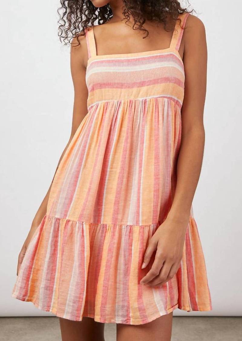 Rails Sadie Dress In Azalea Stripe