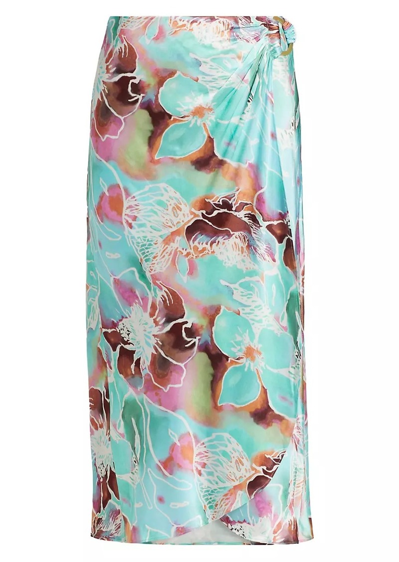 Rails Sampha Floral Wrap Midi-Skirt