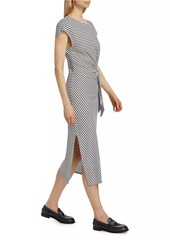 Rails Selah Striped Side-Tie Midi-Dress