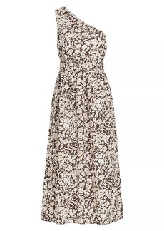 Rails Selani Floral One-Shoulder Midi-Dress