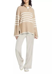 Rails Tessa Ribbed Quarter-Zip Sweater