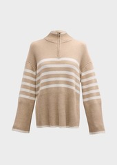 Rails Tessa Striped Zip Sweater