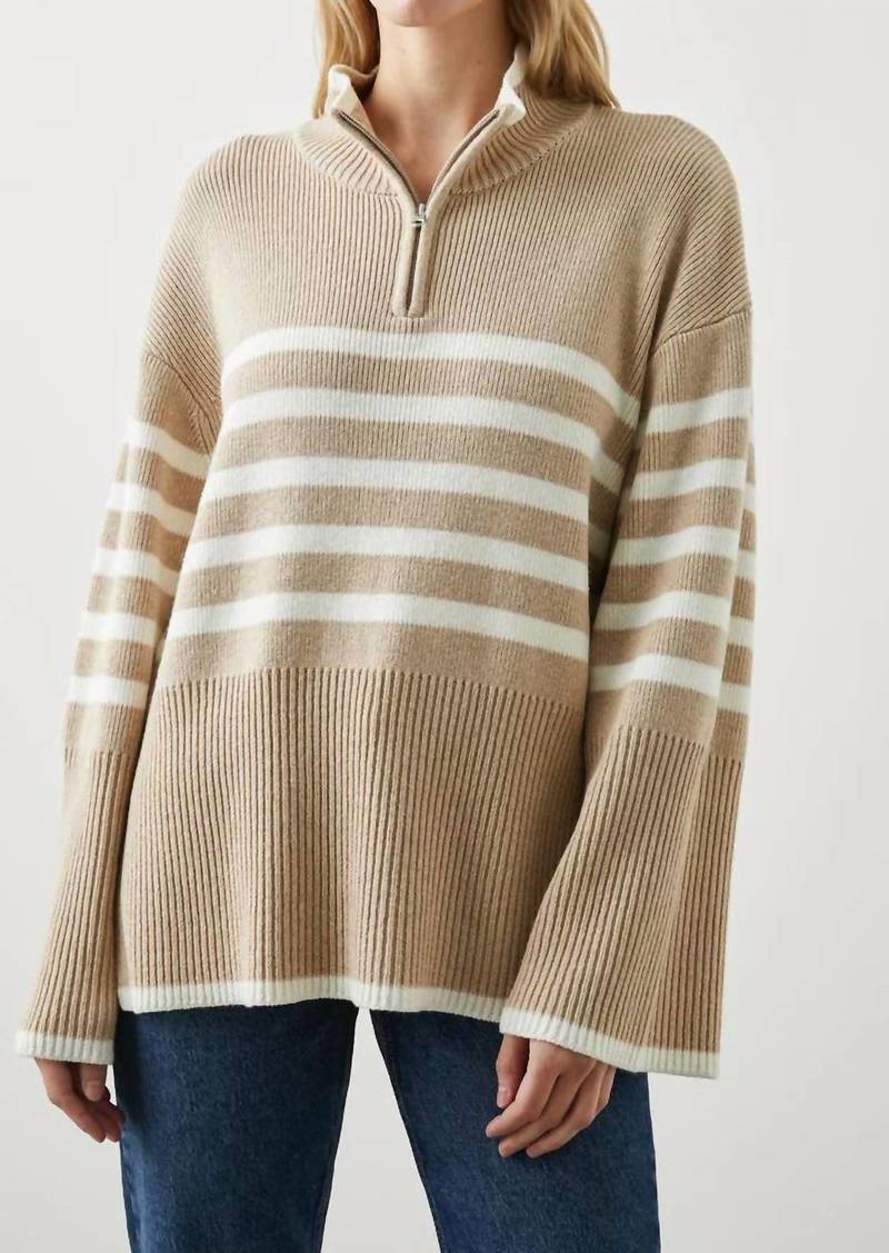 Rails Tessa Sweater In Sand Stripe