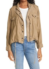 Rails Collins Linen Blend Utility Jacket in Toffee at Nordstrom