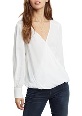 Rails Hilary Faux Wrap Top in White at Nordstrom