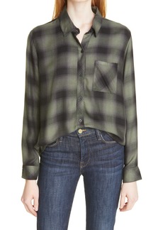 Rails Hunter Plaid Button-Up Shirt in Moss Ash at Nordstrom
