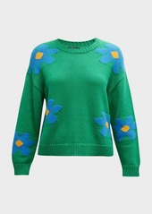 Rails Zoey Crewneck Flower Sweater