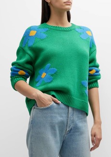 Rails Zoey Crewneck Flower Sweater