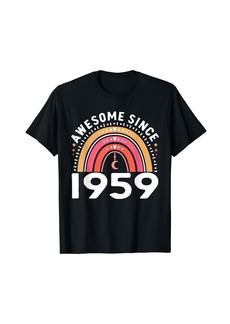 Rainbow Awesome since 1959 64th birthday women T-Shirt