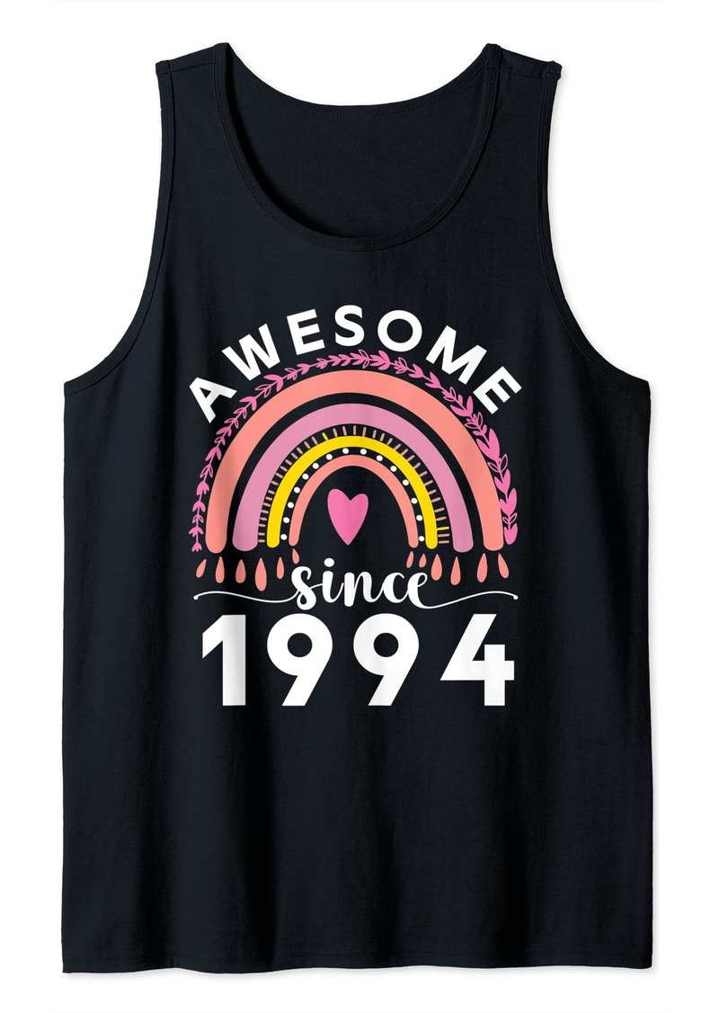 Rainbow Awesome since 1994 29th birthday women Tank Top