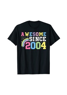 Rainbow Awesome since 2004 19th birthday women T-Shirt