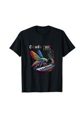 Cool Rainbow Cicada Fest 2024 For Men's Women's Kids T-Shirt