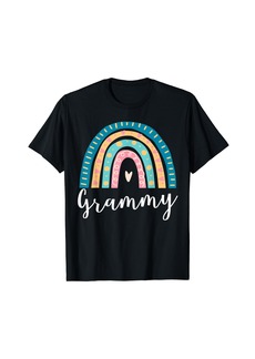 Grammy Rainbow Gifts For Grandma Family Matching Birthday T-Shirt
