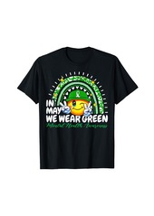 In May We Wear Green Rainbow Mental Health Awareness Month T-Shirt