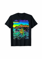 Rainbow Kayak Cool Kayaking Pop Art T-Shirt