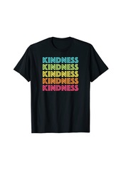 Kindness Rainbow Row Inspirational T-Shirt