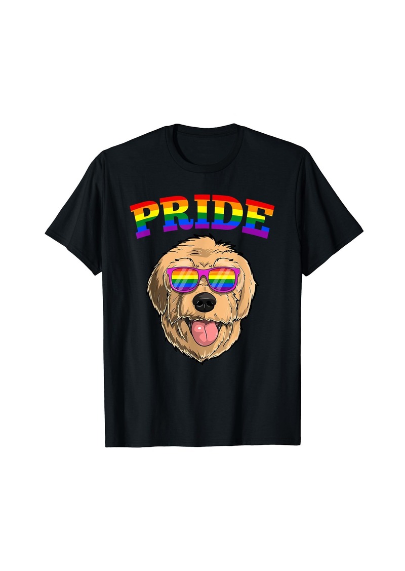 LGBT Goldendoodle Dog Gay Pride Rainbow LGBTQ Cute Hund Cute T-Shirt