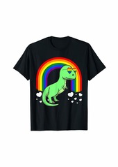 LGBT T-Rex Dinosaur Gay Pride Rainbow LGBTQ Cute Gift T-Shirt