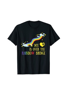 Loss of a Beloved Cat Dog. Rainbow Bridge Heart T-Shirt