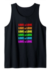 Love is Love Rainbow Pride Tank Top