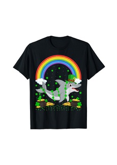 Magical Rainbow Leprechaun Hat Dolphin St. Patrick's Day T-Shirt