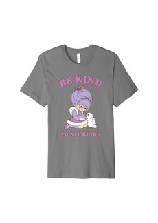 Rainbow Brite Be Kind To All Kinds Shy Violet & Bunny Premium T-Shirt