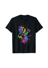 Rainbow Butterflies Graphic for Men Women Boys Girls T-Shirt
