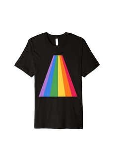 Rainbow Colors ROYGBIV Colorful Rainbow Premium T-Shirt
