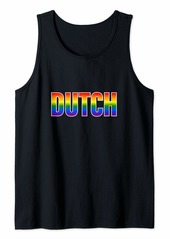 Rainbow Dutch Gay Pride LGBT Pride Tank Top