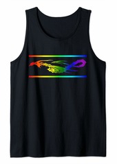 Rainbow Gay Lesbian Bi Trans Ally Pride Dragon Gift Tank Top
