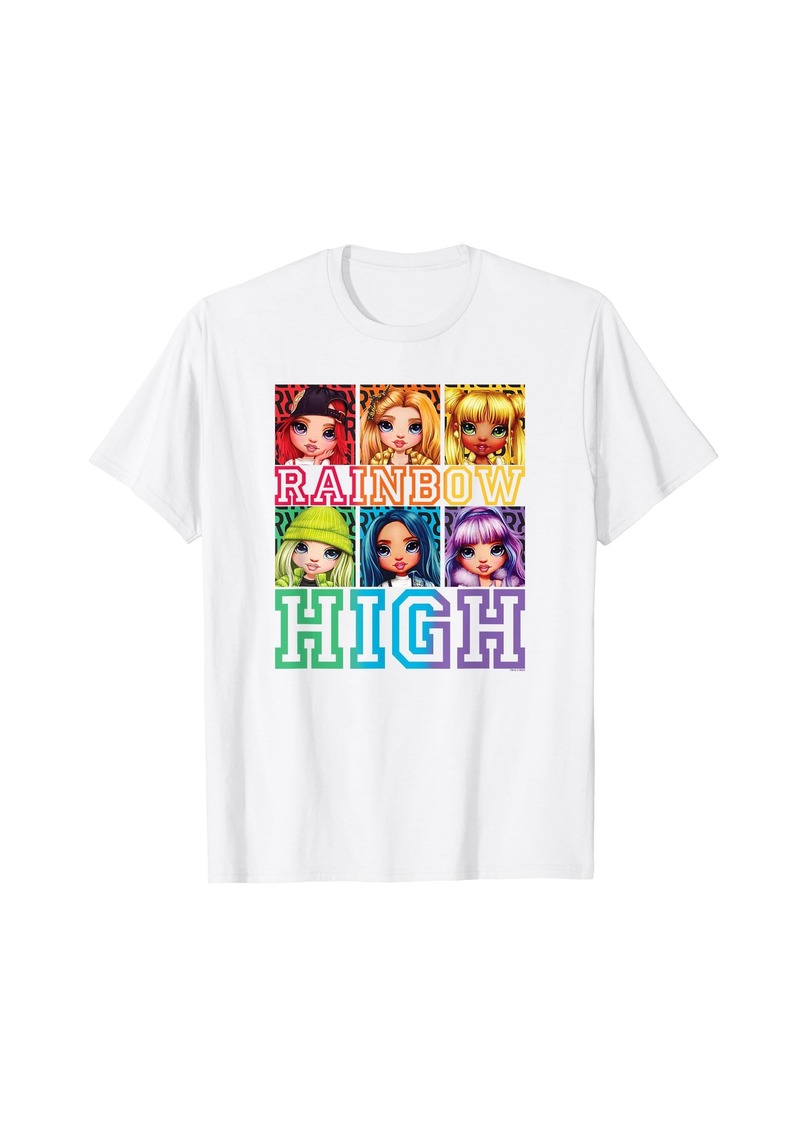Rainbow High Group Box Up Poster T-Shirt