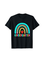 Rainbow Kindergarten Teacher Squad Crew 1st Day of School T-Shirt