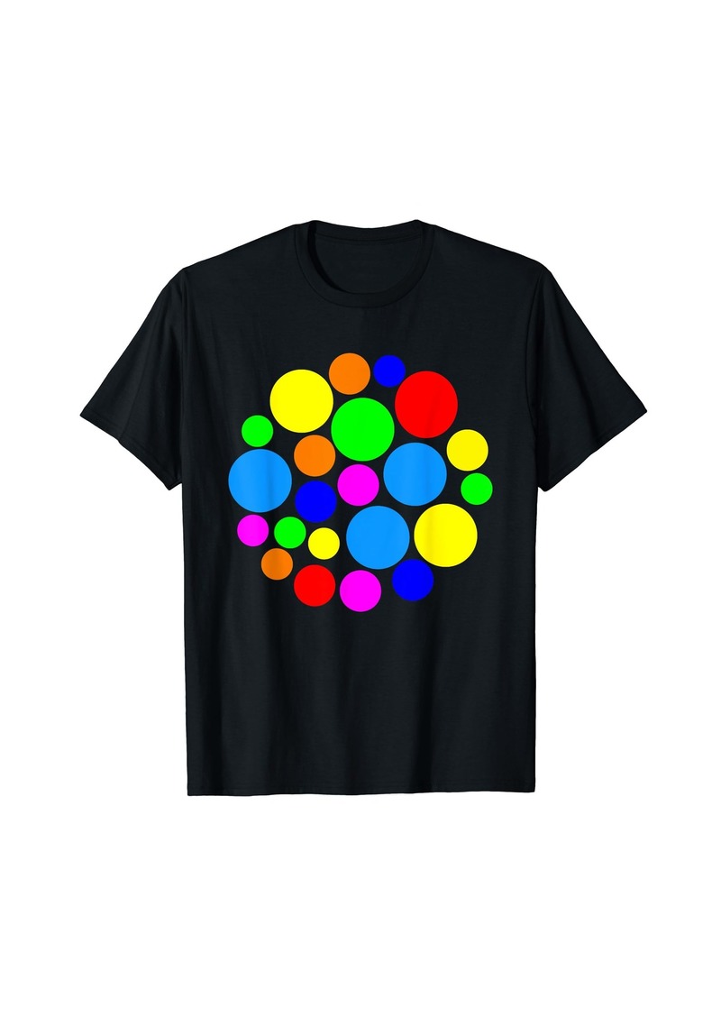 Rainbow Polka Dot International Dot Day Tshirt Kids Teachers T-Shirt