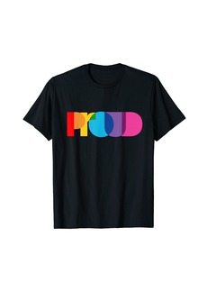 Rainbow Pride Lesbian Gay Bisexual Transgender Proud LGBT T-Shirt