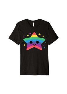 rainbow star Gifts For Rainbow Lovers Funny Rainbow Premium T-Shirt