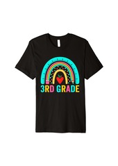 Rainbow Third Grade 3rd Grade Squad Crew 1st Day of School Premium T-Shirt