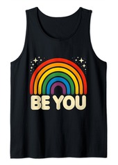 Retro Pride Rainbow Flag T. Shirt Tank Top