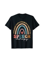 Speech Therapy Rainbow SLP Speech Pathologist T-Shirt