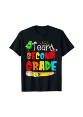 Team 2nd Grade Rainbow Print Second Grade Teacher Kids T-Shirt