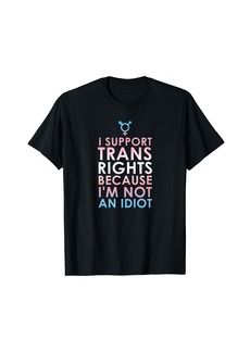 Rainbow Transgender Ally Trans Pride Flag Support T-Shirt