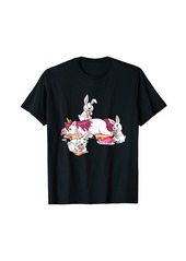 Rainbow Unicorn Massacre Easter Bunny Killer Rabbit Hare Carnage T-Shirt