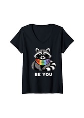 Womens Kind Gay Rainbow LGBTQ Idea T. Shirt V-Neck T-Shirt