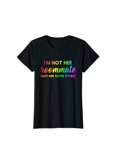 Womens Not her roommate Rainbow LGBT Lesbian T-Shirt