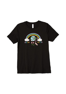 Womens Rainbow Earth Day Celebration 2024 women Earth Lover Premium T-Shirt