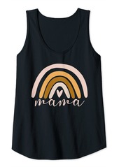 Womens Rainbow Mama New Mother Mom Miracle Baby Shower Gifts Pastel Tank Top